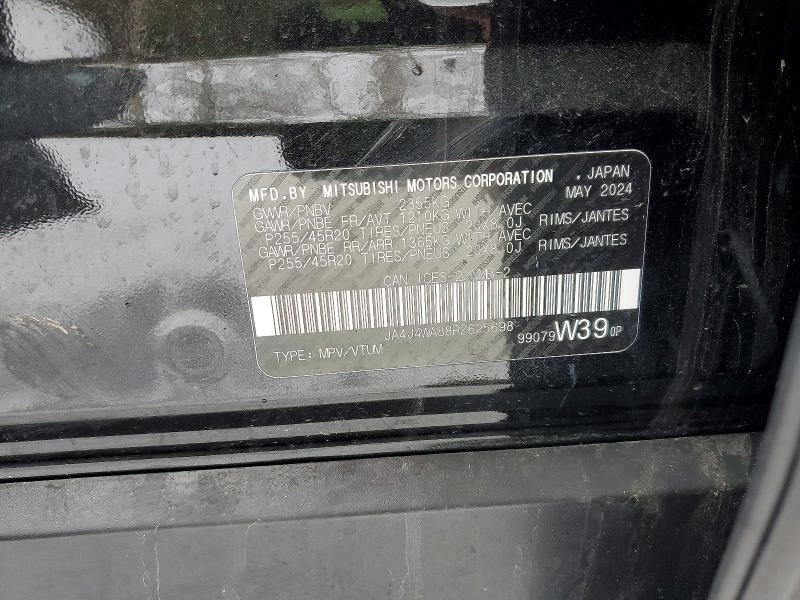 Продажа на аукционе авто 2024 Mitsubishi Outlander, vin: JA4J4WA88RZ625698, номер лота: 75797625