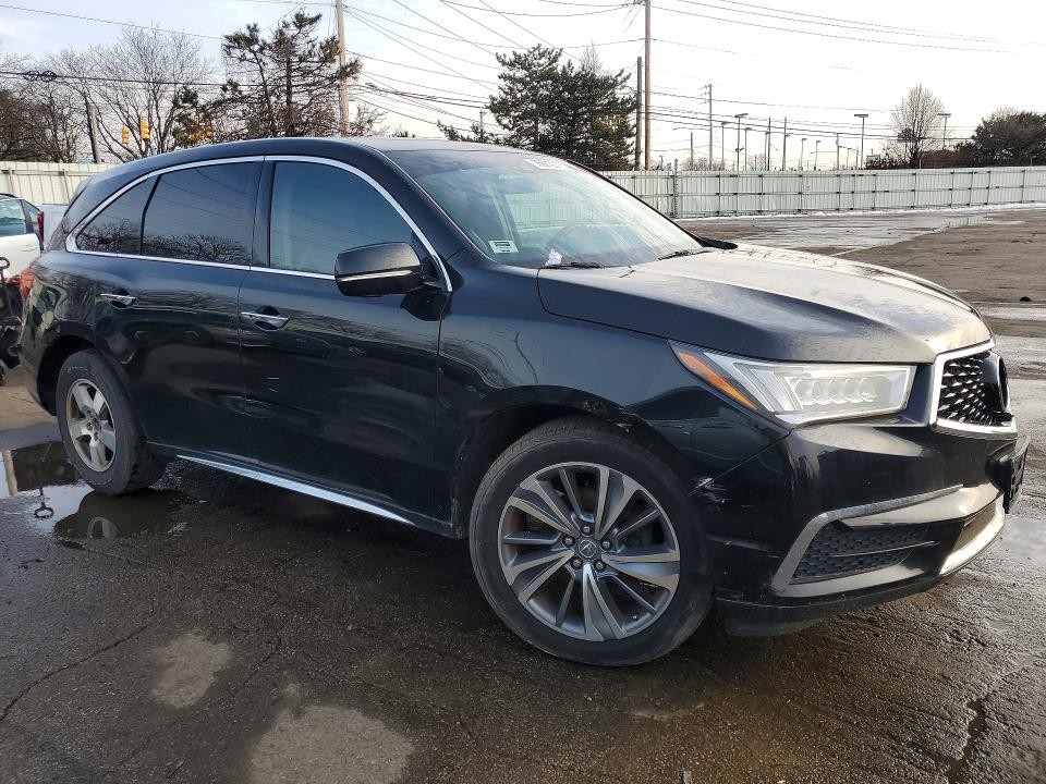 76972875 :رقم المزاد ، 5FRYD4H55HB001333 vin ، 2017 Acura Mdx مزاد بيع