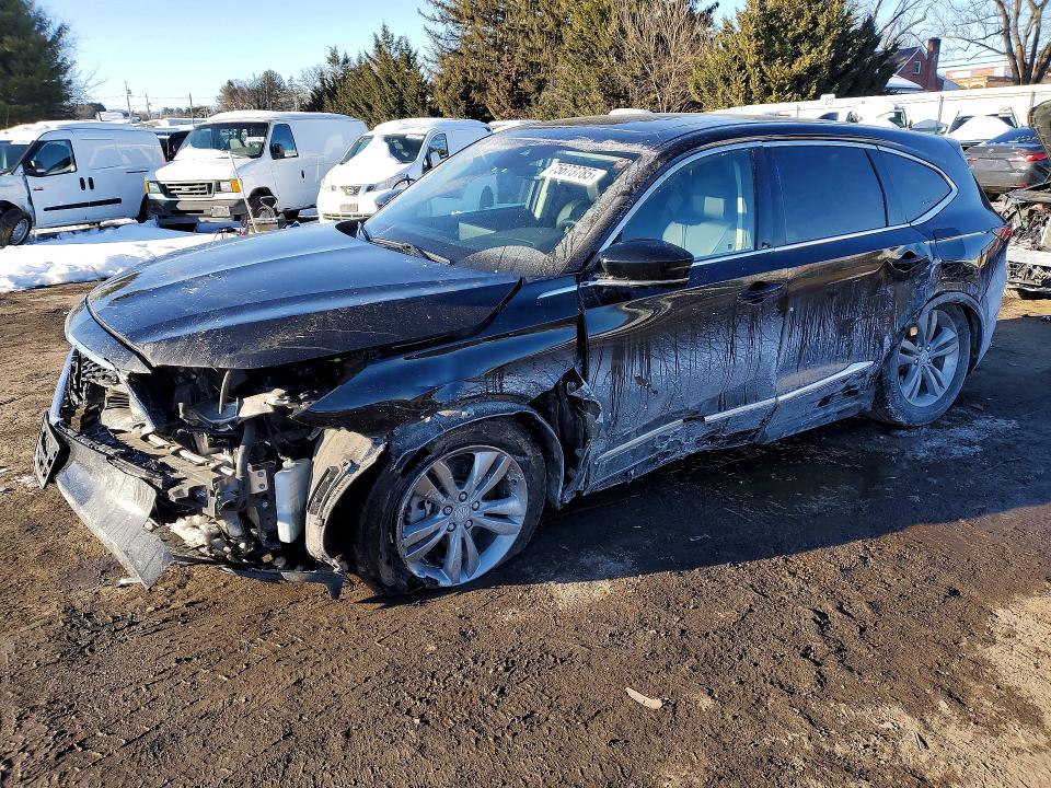 76231285 :رقم المزاد ، 5J8YE1H32NL023859 vin ، 2022 Acura Mdx مزاد بيع