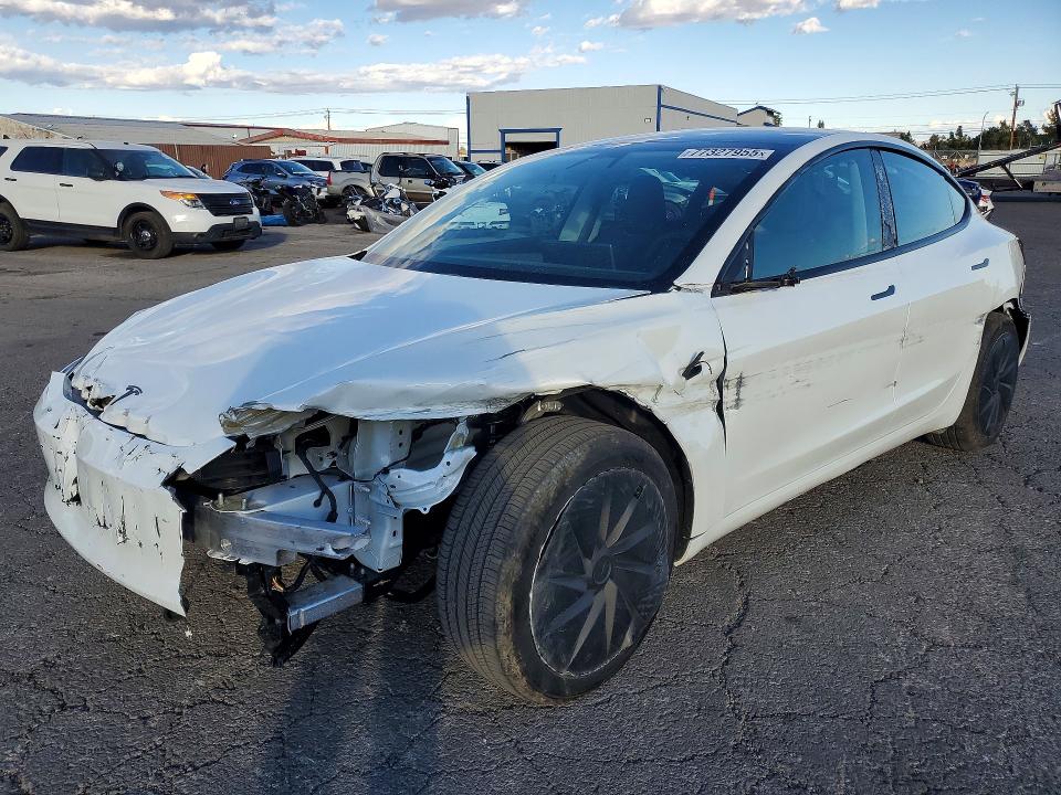 77327955 :رقم المزاد ، 5YJ3E1EA4SF117347 vin ، 2025 Tesla Model 3 مزاد بيع