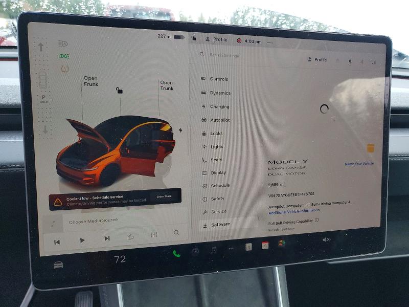 2026 Tesla Model Y მანქანა იყიდება აუქციონზე, vin: 7SAYGDEE8TF426702, აუქციონის ნომერი: 77808005