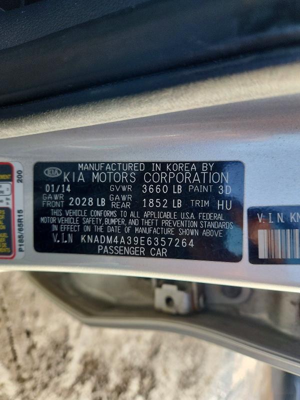 Продаж на аукціоні авто 2014 Kia Rio, vin: KNADM4A39E6357264, номер лоту: 76546295
