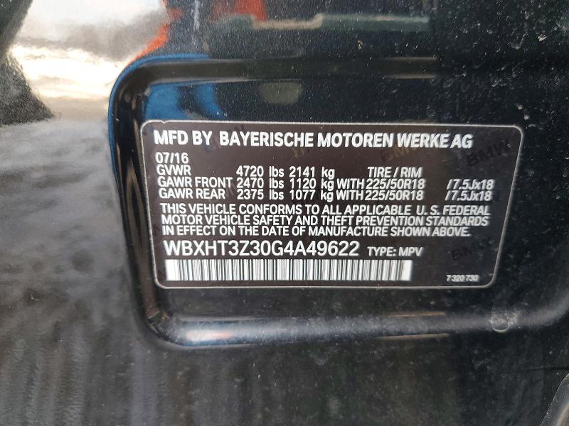 Продажа на аукционе авто 2016 Bmw X1, vin: WBXHT3Z30G4A49622, номер лота: 78875565