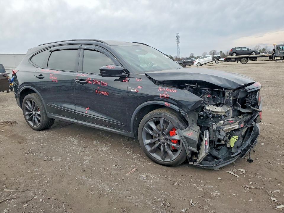 77905245 :رقم المزاد ، 5J8YD8H9XNL002063 vin ، 2022 Acura Mdx مزاد بيع