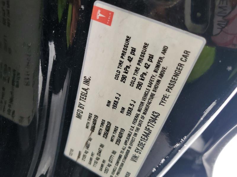 Продажа на аукционе авто 2018 Tesla Model 3, vin: 5YJ3E1EA4JF179443, номер лота: 74872135