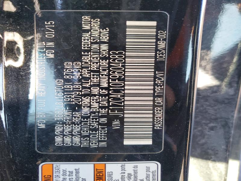 Продажа на аукционе авто 2015 Subaru Brz, vin: JF1ZCAC10F9604683, номер лота: 74623835