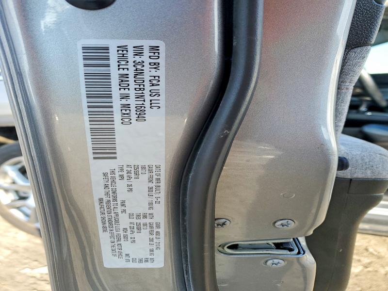 79338145 :رقم المزاد ، 3C4NJDFB1NT168940 vin ، 2022 Jeep Compass مزاد بيع