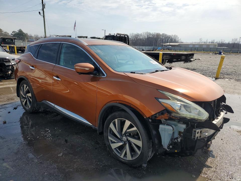 2015 Nissan Murano მანქანა იყიდება აუქციონზე, vin: 5N1AZ2MG5FN245624, აუქციონის ნომერი: 77425465