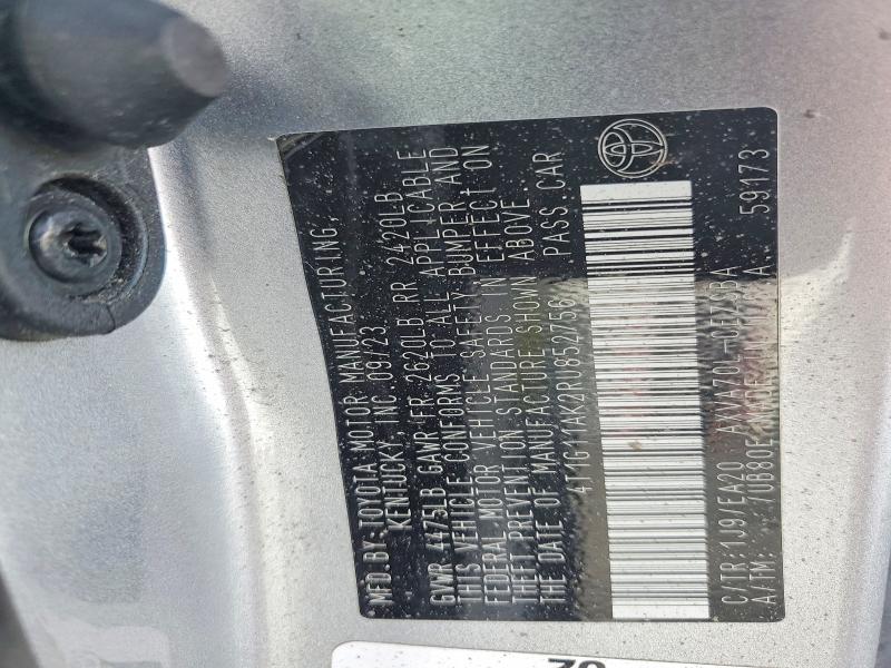 Продаж на аукціоні авто 2024 Toyota Camry, vin: 4T1G11AK2RU852756, номер лоту: 79098415