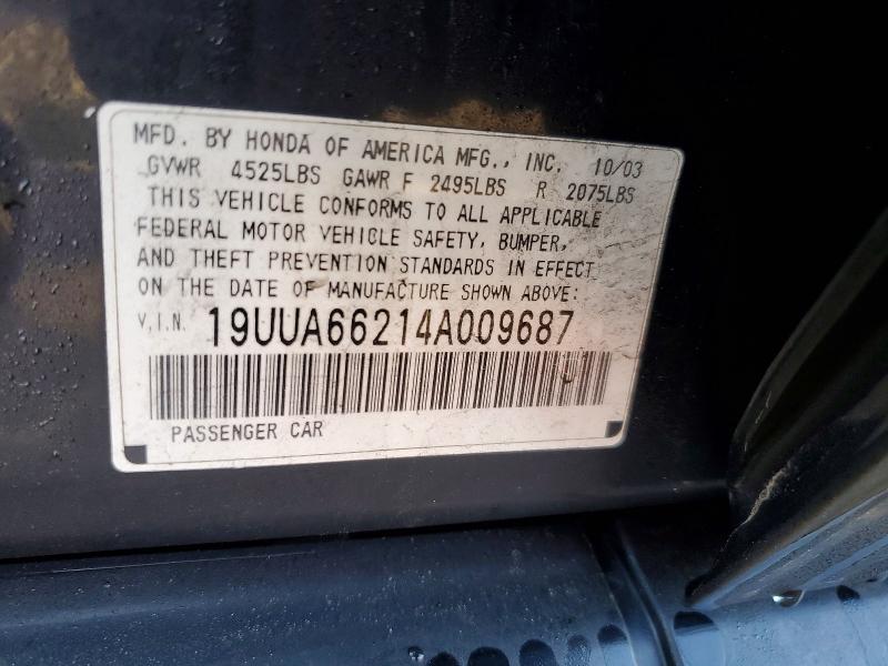 Продажа на аукционе авто 2004 Acura Tl, vin: 19UUA66214A009687, номер лота: 79204665