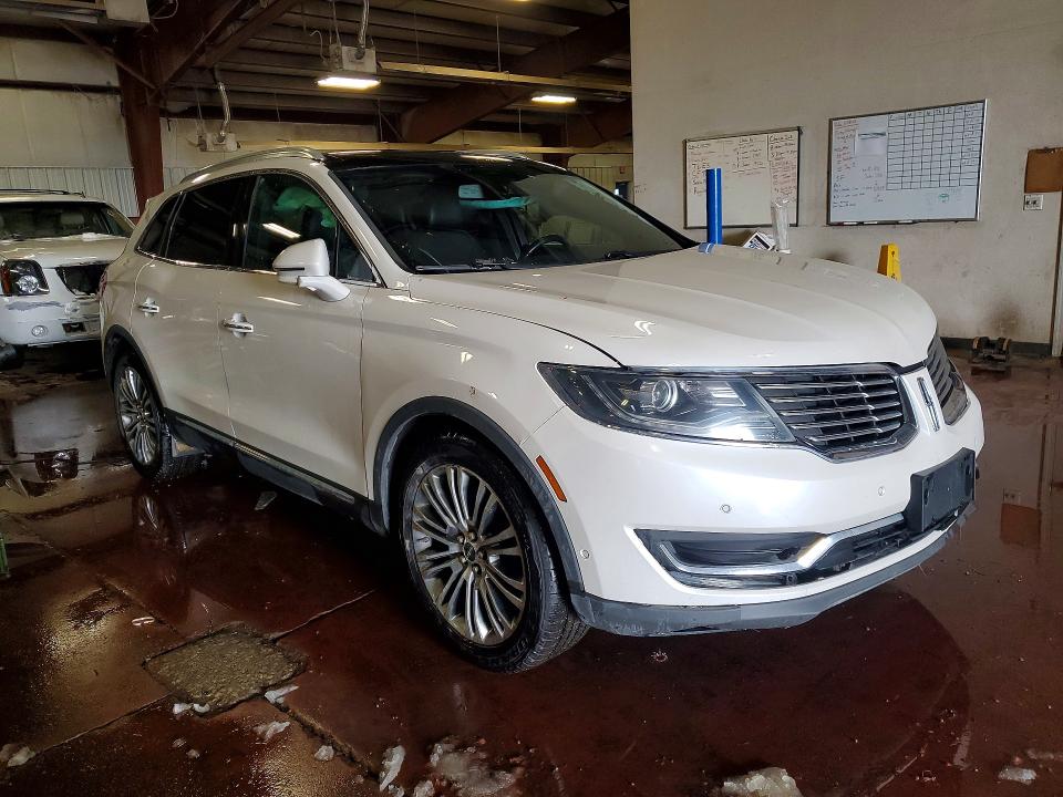 75109235 :رقم المزاد ، 2LMTJ8LR2GBL39032 vin ، 2016 Lincoln Mkx مزاد بيع