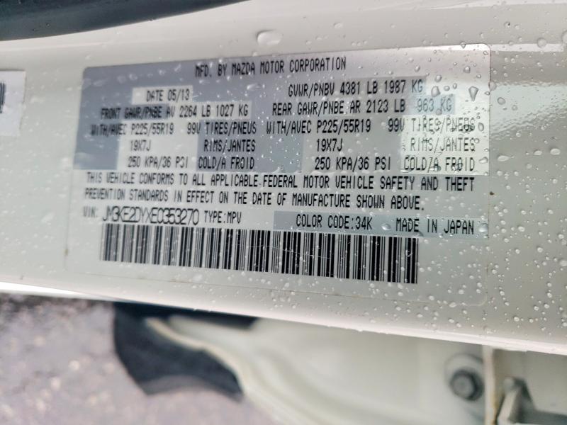 79343775 :رقم المزاد ، JM3KE2DYXE0353270 vin ، 2014 Mazda Cx-5 مزاد بيع