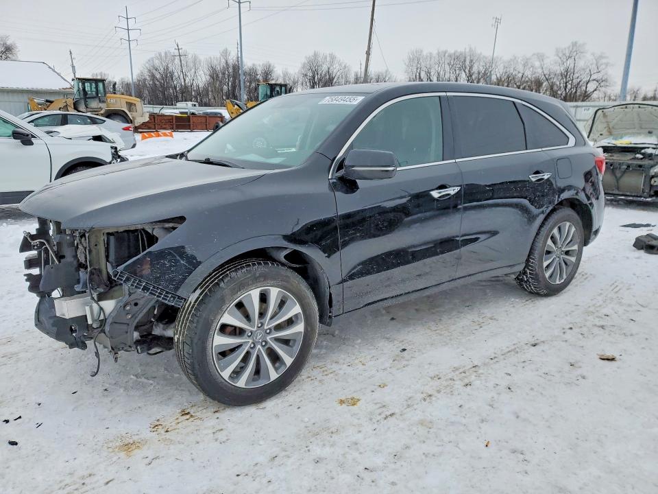2014 Acura Mdx მანქანა იყიდება აუქციონზე, vin: 5FRYD4H4XEB024934, აუქციონის ნომერი: 75849455
