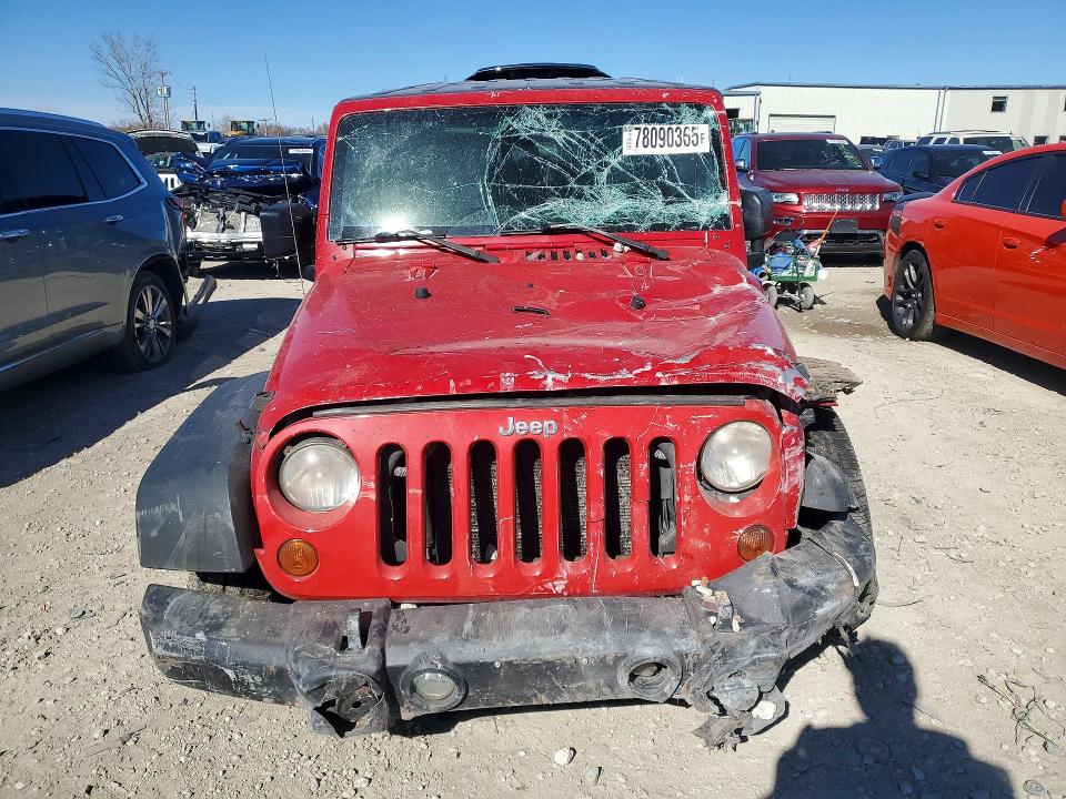 2010 Jeep Wrangler Unlimited მანქანა იყიდება აუქციონზე, vin: 1J4BA3H12AL173145, აუქციონის ნომერი: 78090365