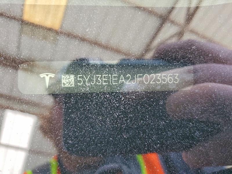 Aukcja sprzedaży 2018 Tesla Model 3, vin: 5YJ3E1EA2JF023563, numer aukcji: 78403635