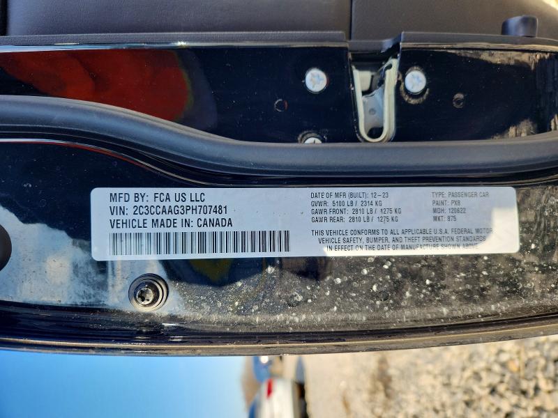 77044315 :رقم المزاد ، 2C3CCAAG3PH707481 vin ، 2023 Chrysler 300 مزاد بيع