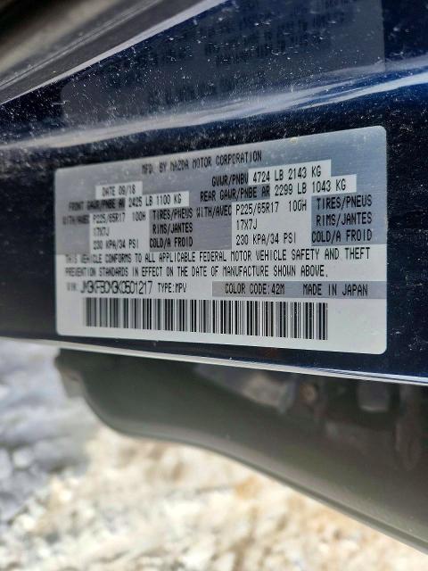 76381505 :رقم المزاد ، JM3KFBCM3K0501217 vin ، 2019 Mazda Cx-5 مزاد بيع