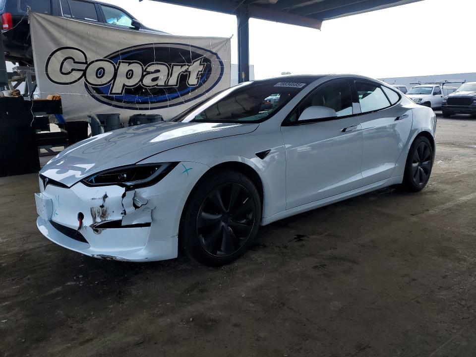 2024 Tesla Model S მანქანა იყიდება აუქციონზე, vin: 5YJSA1E69RF542222, აუქციონის ნომერი: 78834685