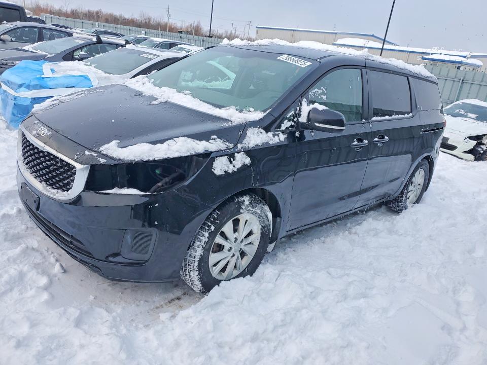 76058975 :رقم المزاد ، KNDMB5C1XH6270973 vin ، 2017 Kia Sedona مزاد بيع