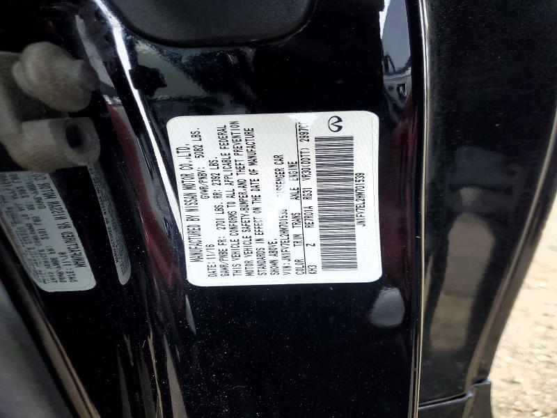 Aukcja sprzedaży 2017 Infiniti Q60, vin: JN1FV7EL2HM701539, numer aukcji: 74853815