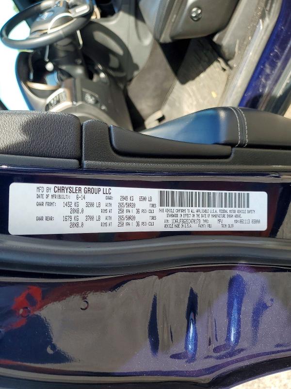 78381535 :رقم المزاد ، 1C4RJFBG2EC470179 vin ، 2014 Jeep Grand Cherokee مزاد بيع