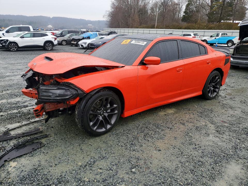 2021 Dodge Charger მანქანა იყიდება აუქციონზე, vin: 2C3CDXCT2MH572029, აუქციონის ნომერი: 75896415
