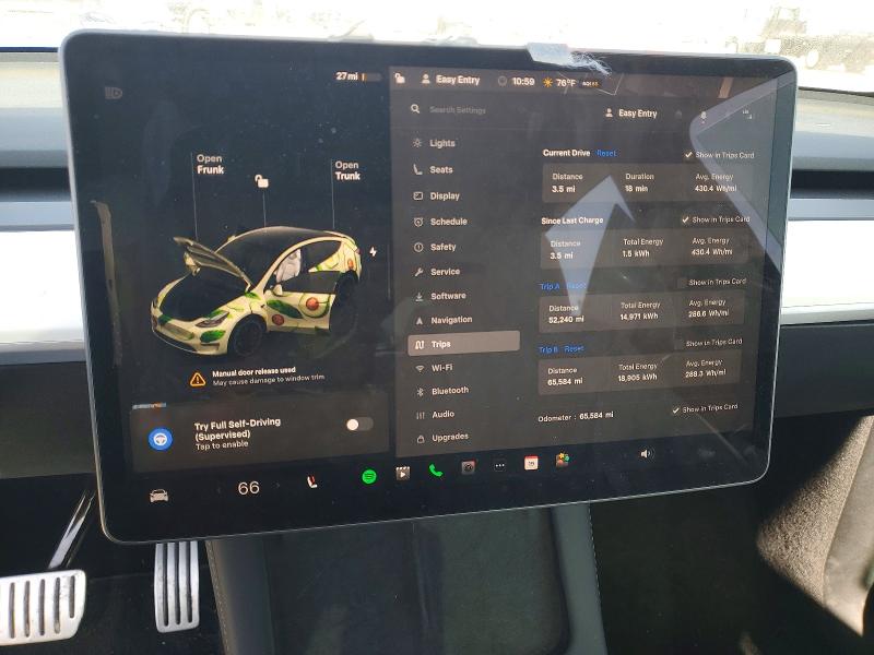 77415675 :رقم المزاد ، 7SAYGDEF0PF762648 vin ، 2023 Tesla Model Y مزاد بيع