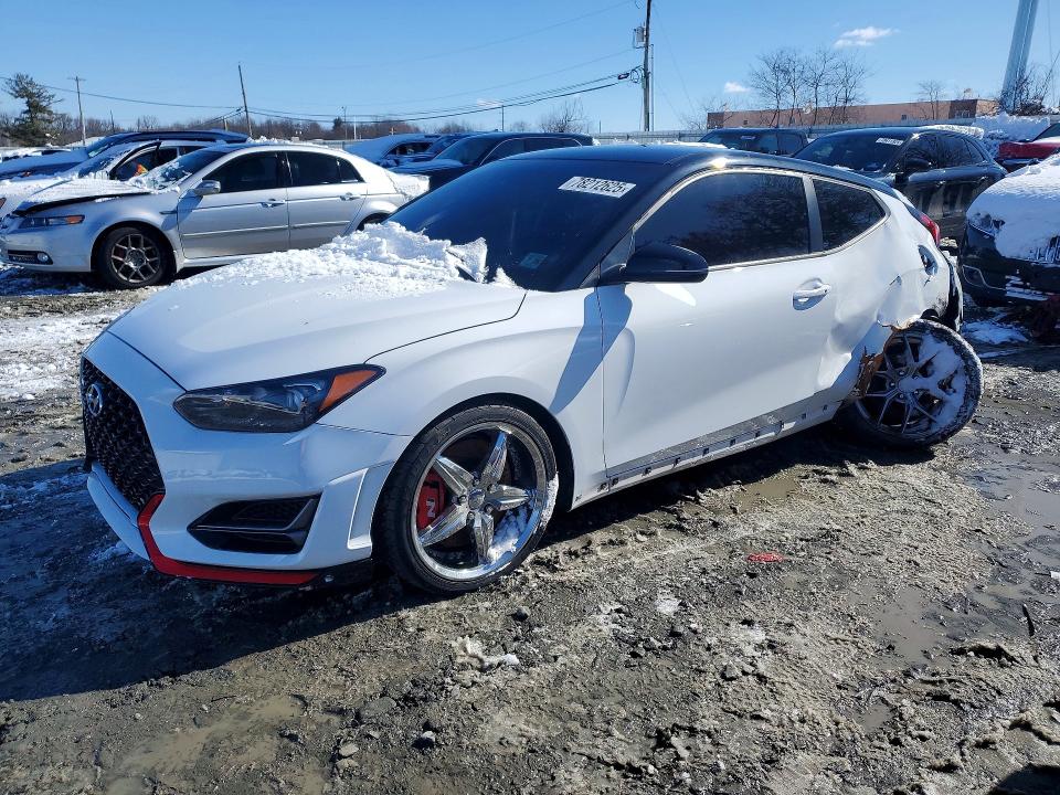 2021 Hyundai Veloster N მანქანა იყიდება აუქციონზე, vin: KMHT36AH6MU010389, აუქციონის ნომერი: 78212625
