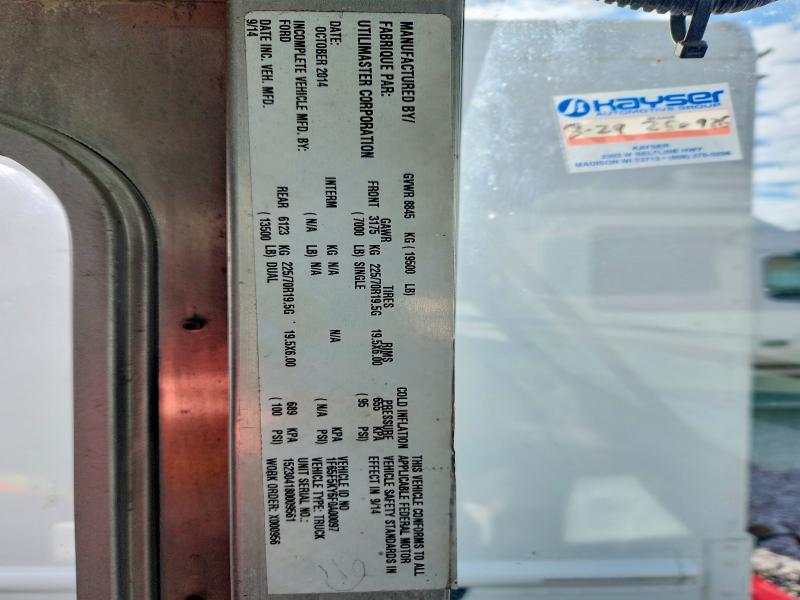Aukcja sprzedaży 2015 Ford F59, vin: 1F65F5KY6F0A00097, numer aukcji: 77809335