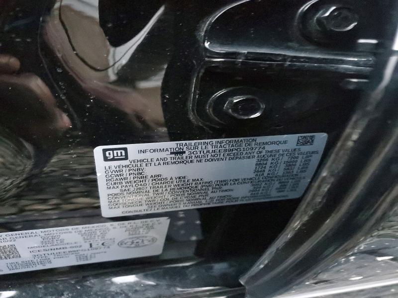 78304785 :رقم المزاد ، 3GTUUEE89PG109774 vin ، 2023 Gmc Sierra مزاد بيع