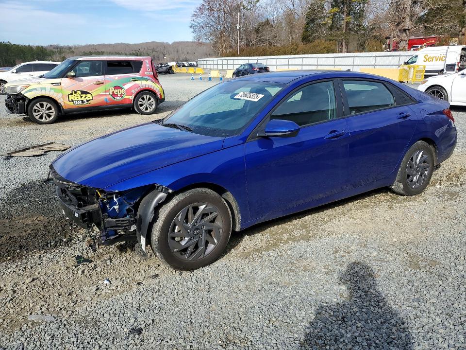 Продажа на аукционе авто 2024 Hyundai Elantra, vin: KMHLM4DG1RU707805, номер лота: 76605825
