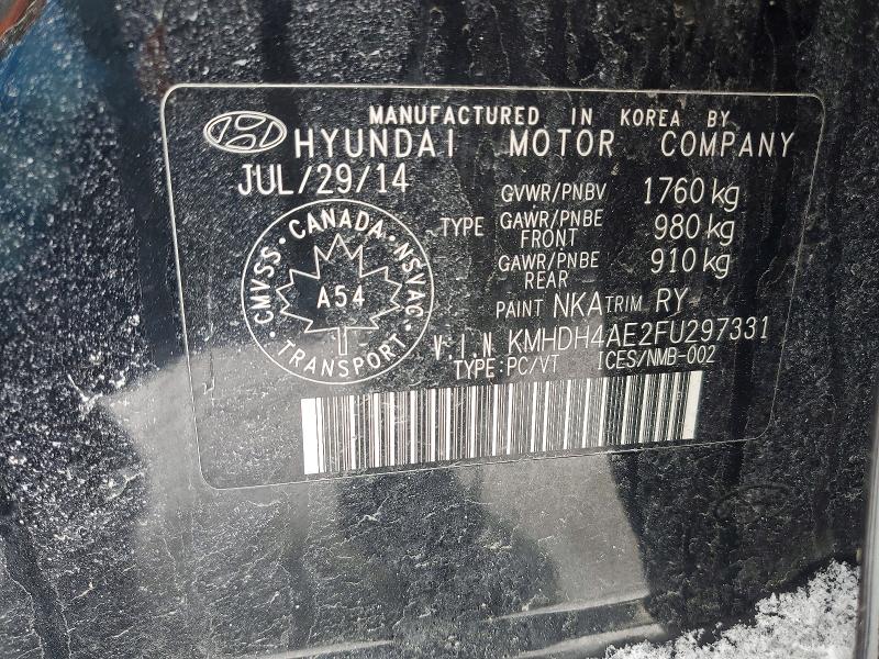 Продажа на аукционе авто 2015 Hyundai Elantra, vin: KMHDH4AE2FU297331, номер лота: 77757205