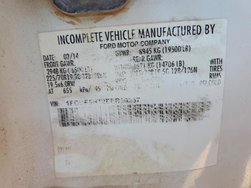 2014 Ford F550 მანქანა იყიდება აუქციონზე, vin: 1FDUF5HT2EEB50337, აუქციონის ნომერი: 75482705