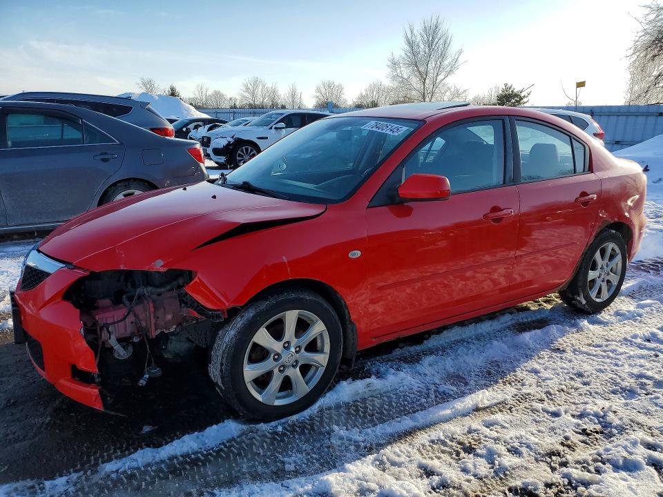 Продаж на аукціоні авто 2008 Mazda 3, vin: JM1BK32F081855468, номер лоту: 78405145