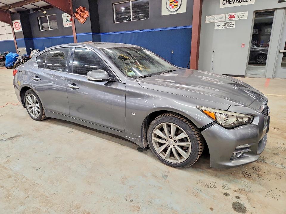 77352505 :رقم المزاد ، JN1BV7AR0FM412178 vin ، 2015 Infiniti Q50 Base مزاد بيع