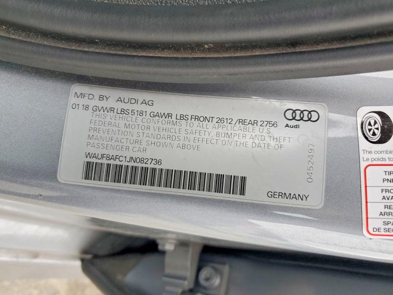 Продажа на аукционе авто 2018 Audi A6, vin: WAUF8AFC1JN082736, номер лота: 78756105