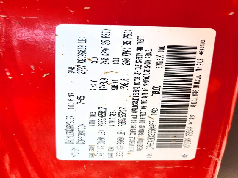Aukcja sprzedaży 2006 Dodge Dakota, vin: 1D7HE42KX6S504097, numer aukcji: 78479315