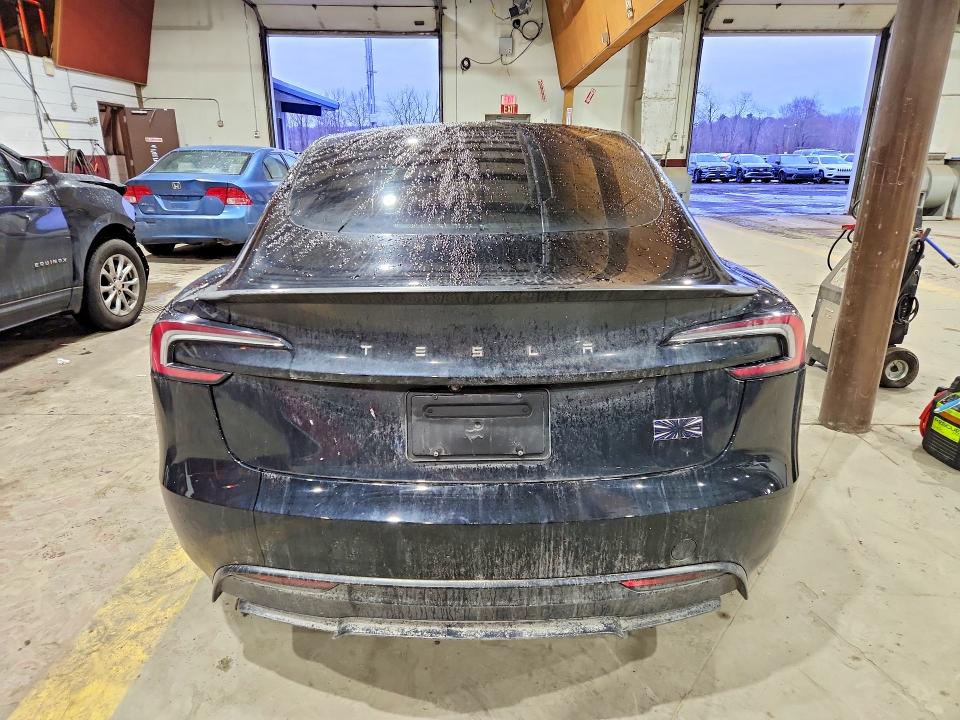 2025 Tesla Model 3 მანქანა იყიდება აუქციონზე, vin: 5YJ3E1ET1SF931943, აუქციონის ნომერი: 78223485