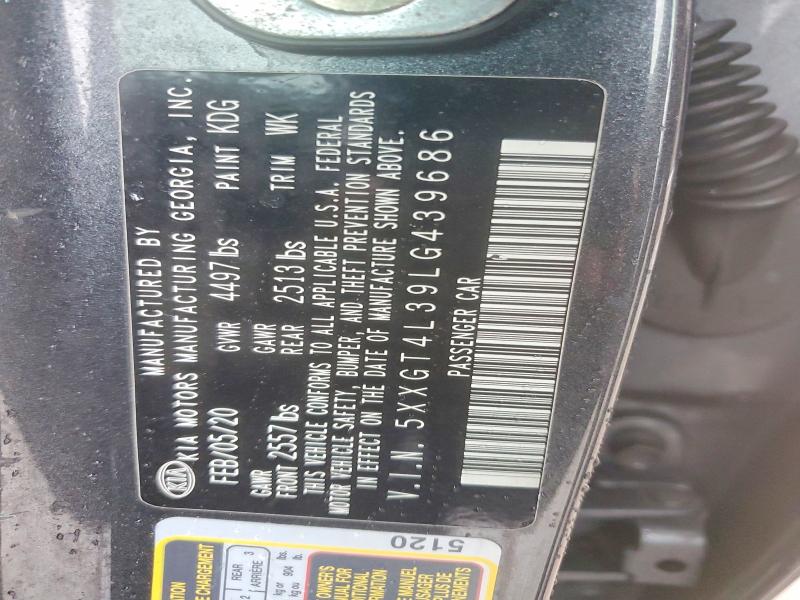 78486975 :رقم المزاد ، 5XXGT4L39LG439686 vin ، 2020 Kia Optima مزاد بيع