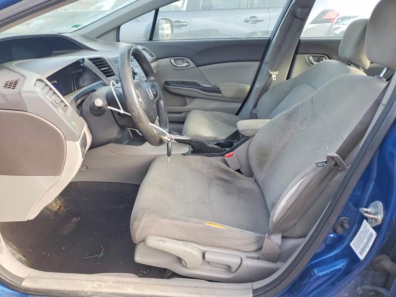 76265615 :رقم المزاد ، 2HGFB2F52CH535125 vin ، 2012 Honda Civic مزاد بيع