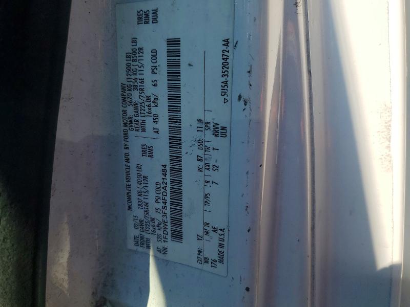 Продаж на аукціоні авто 2015 Ford Econoline, vin: 1FDWE3FS4FDA21484, номер лоту: 78121665