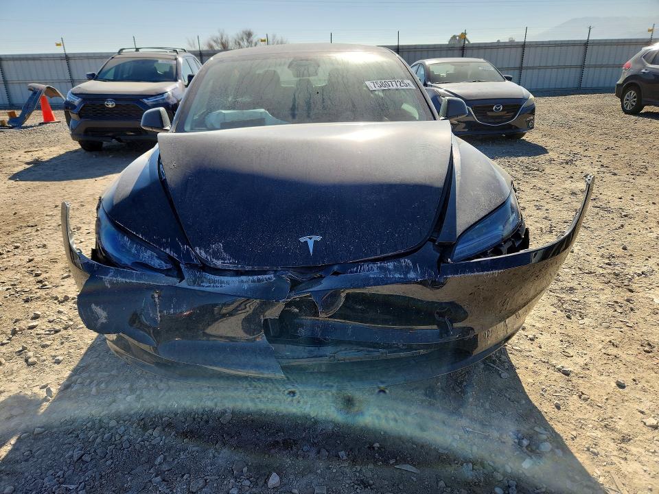 2025 Tesla Model 3 მანქანა იყიდება აუქციონზე, vin: 5YJ3E1EB5SF941186, აუქციონის ნომერი: 75807725