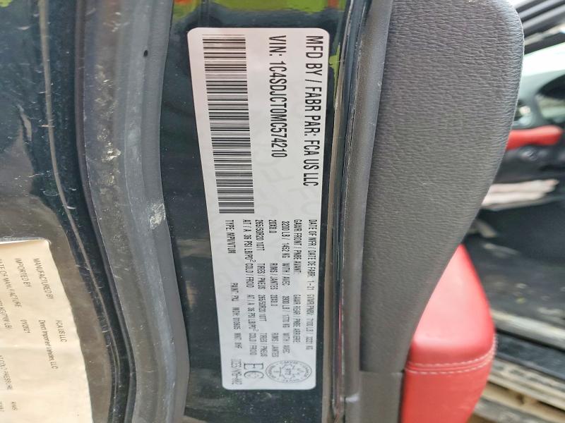 Продаж на аукціоні авто 2021 Dodge Durango, vin: 1C4SDJCT0MC574210, номер лоту: 78984165