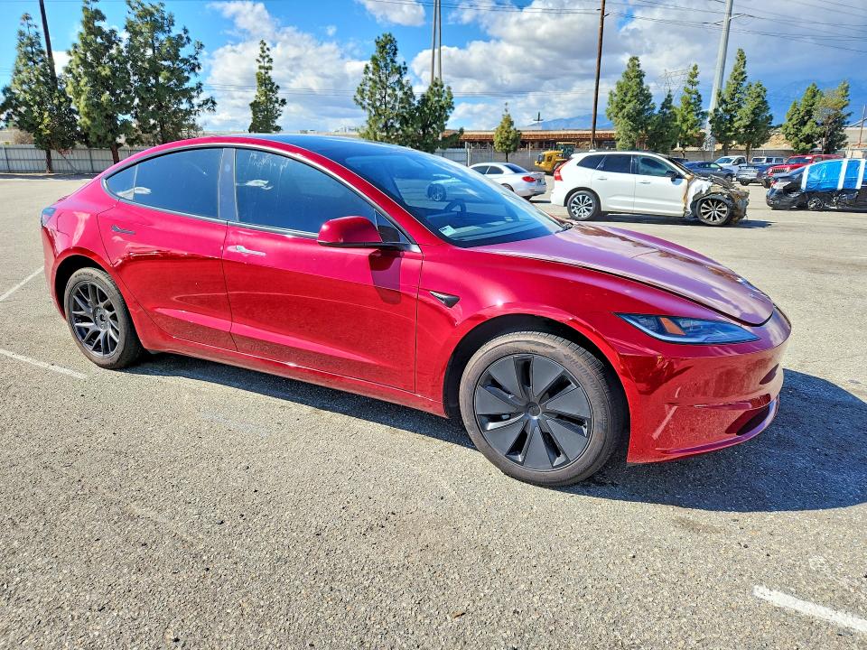 Aukcja sprzedaży 2025 Tesla Model 3, vin: 5YJ3E1EA6SF063596, numer aukcji: 77757455