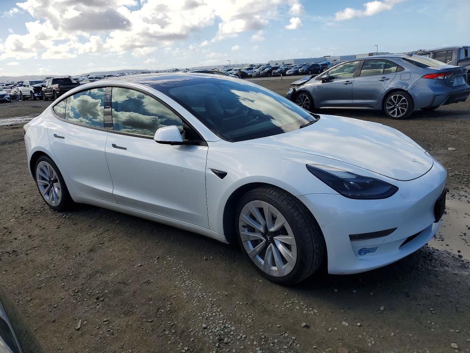 2021 Tesla Model 3 მანქანა იყიდება აუქციონზე, vin: 5YJ3E1EA3MF066619, აუქციონის ნომერი: 77369075
