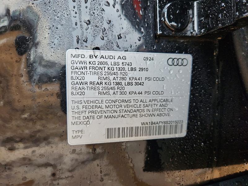 Продаж на аукціоні авто 2025 Audi Sq5, vin: WA1B4AFY6S2015023, номер лоту: 76346945