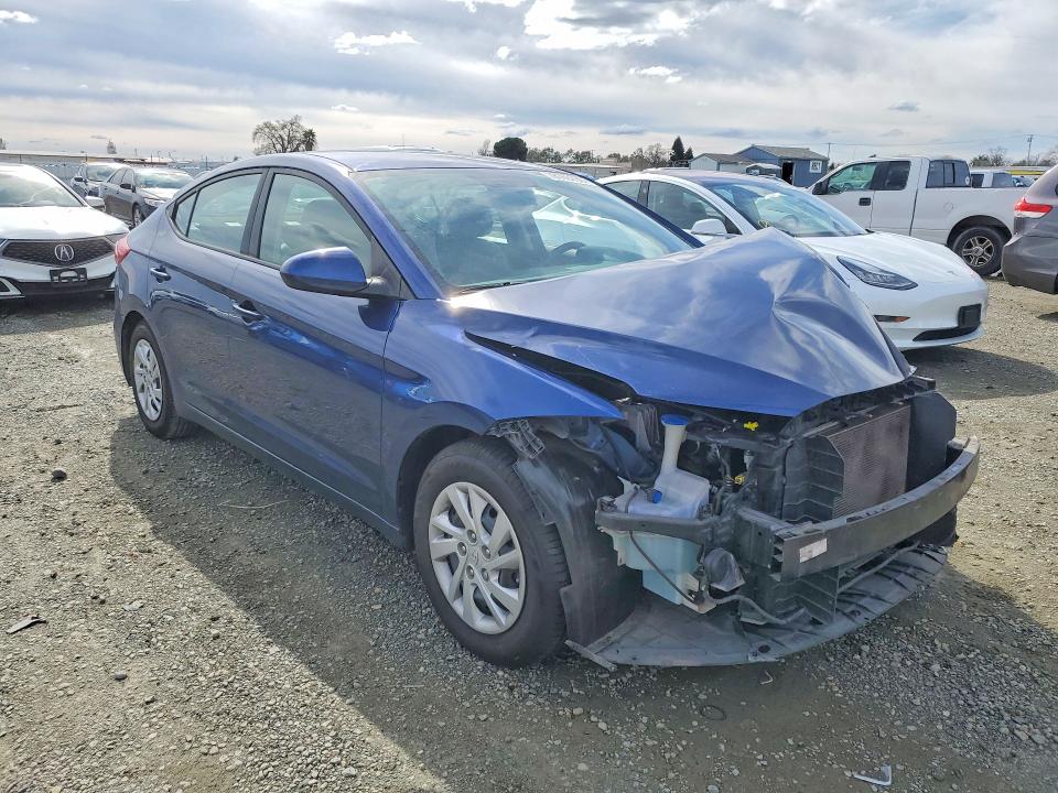 78168735 :رقم المزاد ، 5NPD74LFXHH201617 vin ، 2017 Hyundai Elantra مزاد بيع