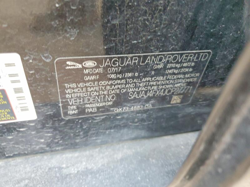 Auction sale of the 2018 Jaguar Xe, vin: SAJAJ4FX4JCP27771, lot number: 77033625