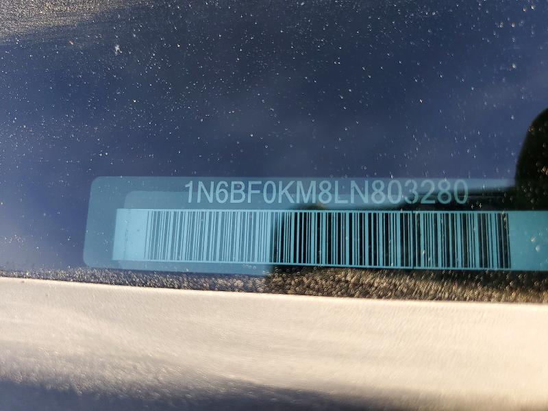 79046295 :رقم المزاد ، 1N6BF0KM8LN803280 vin ، 2020 Nissan Nv مزاد بيع