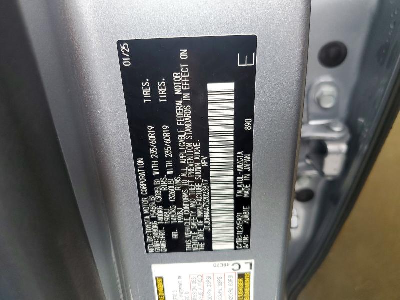 77563435 :رقم المزاد ، JTJCHMAA7S2023817 vin ، 2025 Lexus Rx 350 مزاد بيع